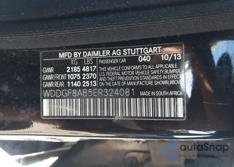 2014 Mercedes-Benz C 300 Sport 4Matic from USA, damaged, VIN WDDGF8AB5ER324081